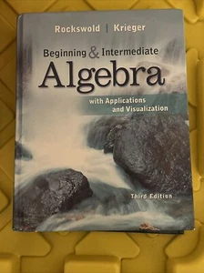Beginning and Intermediate Algebra with Applications and Visualiz - Imagen 1 de 2