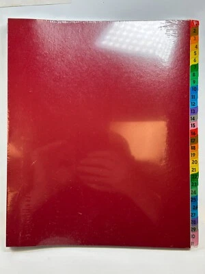 Pendaflex 11014 Expanding Desk File Daily Tabs Red Box of 5 - New Fast Ship - Image 1 of 4