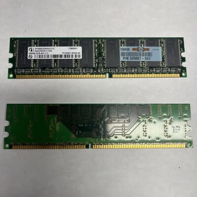 Infineon HYS64D32300HU-5-C 256MB DDR-400 (PC-3200) PC-3200U RAM Memory - Image 1 of 4