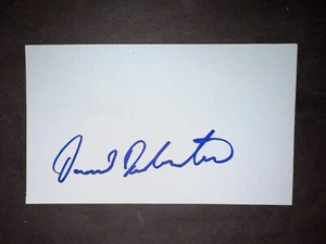 Tarjeta de índice firmada 3x5 por David Robertson, Yankees (debut 2008) (HS) - Imagen 1 de 1