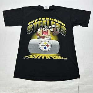 Vintage Pittsburgh Steelers TAZ Graphic T-Shirt Men’s L Made In USA Classic - Picture 1 of 8