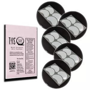 20 LARGE Halfmoon Acne Patches for under eyes, chin, cheeks Zits, Pimples, Boils - Picture 1 of 13