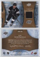2009-10 Upper Deck Artifacts Frozen Artifacts Retail Luc Robitaille #FAR-RO HOF