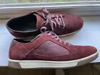 Cole Haan Men's Red Suede Leather Walking Sneakers Size US 10 - NikeAir Sole