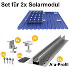 Befestigungsschiene F&#252;r 2 Solarmodule Kurzschiene F&#252;r Trapezblech PV-Montage
