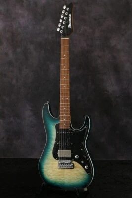 Guitarra eléctrica Ibanez / Premium Series AZ24P1QM-DOB (Deep Ocean Blonde) Foto 1 de 4