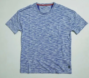 $88 NEW John Varvatos Crew Neck T-Shirt SMALL in Electric Sky Blue RELAXED Fit - Picture 1 of 9