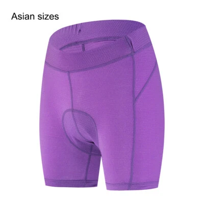Ropa interior de ciclismo para mujer Pantalones cortos de bicicleta acolchados de gel 3D Calzoncillos de ciclismo MTB Foto 1 de 4