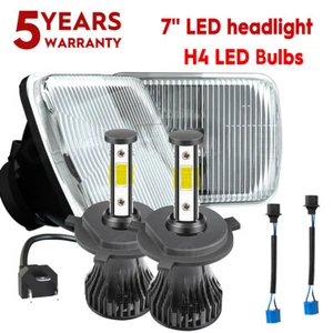 2pcs For Ford E-150 E-250 E-350 H6054 7x6" 5x7 LED Headlights Sealed beam Square - Picture 1 of 17