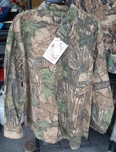 Men's Realtree Camo Button Down Long Sleeve Shirt Made In USA XXL - Picture 1 of 2