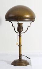 Design industriel précoce, lampe de bureau / table portable, prise chaîne de traction, approx. 1910