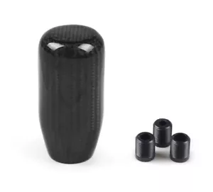 JDM Genuine Carbon Fibre Gear Shift Knob M12x1.25 M10x1.5 M10x1.25 M8x1.25 - Picture 1 of 6