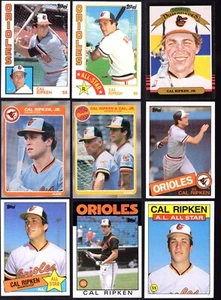 Cal Ripken Jr. 180 Karten Lot keine doppelten alle verschieden 1984 - 2002 Near Mint + - Bild 1 von 20