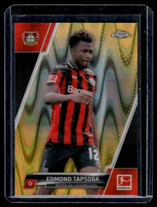 2021-22 Topps Chrome Bundesliga Gold RayWave Refractor Edmond Tapsoba - Bild 1 von 2