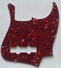 For Fit Fender Us Vintage '74 Jazz Bass Style Guitar Pickguard Red Tortoise