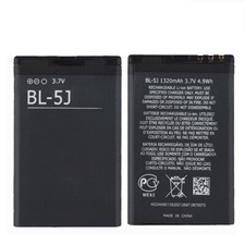 Genuine BL-5J Battery For Nokia 5228 5230 5800 C3 N900 X6 Lumia 530 520 1320mAh