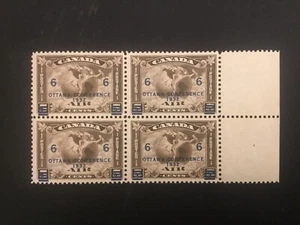 ICOLLECTZONE Canada C4 Block VF NH - Picture 1 of 2