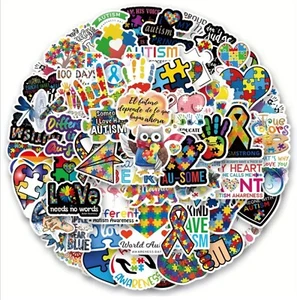 20 PIEZAS Pegatinas de Concienciación de TEA AUTISMO NUEVAS - Imagen 1 de 7