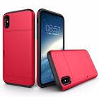 Hybrid Phone Case With Hidden Credit Card Holder For Iphone 11 12 Pro Xs Max 8 7