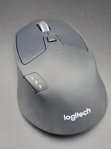 Logitech M720 Triathlon Multi-Device Wireless Mouse w/ USB Dongle - Black Tested