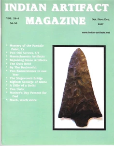 4 issues of Indian Artifact Magazine from 2007/2009, Archaeology Arrowheads - Bild 1 von 4