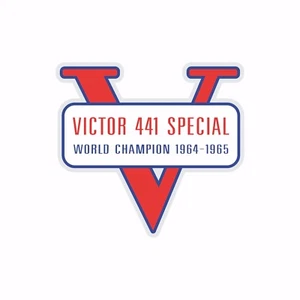 British VICTOR 441 SPECIAL WORLD CHAMPION motorcycle motorbike decal sticker - Picture 1 of 1