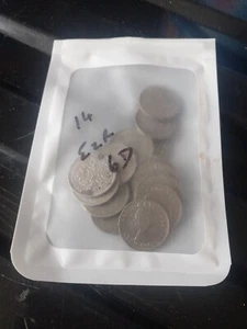 Monedas Elizabeth 2nd 6D X14 - Imagen 1 de 2