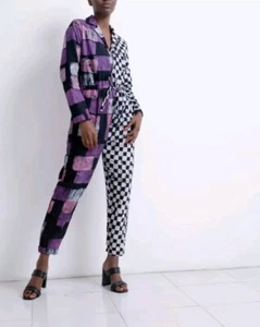 OSEI DURO Jumpsuit Size L Hand Dyes Fugo Flight Suit in Adepa Mid-Weight Cotton - Foto 1 di 13