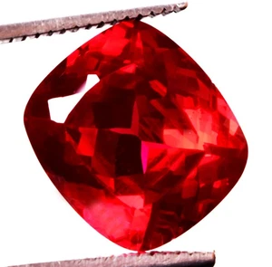 21,70 Cts. Piedra preciosa certificada con forma de cojín de rubí rojo natural de Mozambique - Imagen 1 de 4