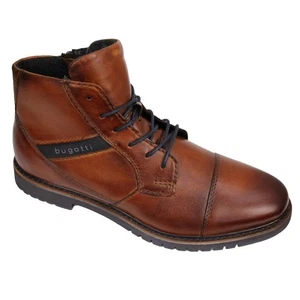 Bugatti Herren Schuhe Stiefel Boots braun 331 8373A 4100 6300 cognac - Picture 1 of 6