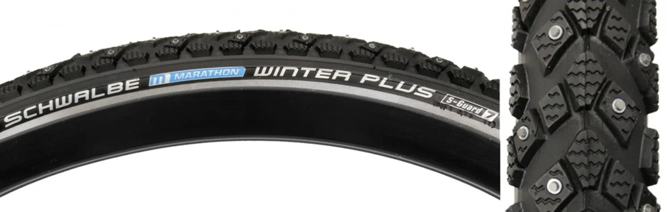 2X Schwalbe Marathon Winter Plus 55-559 Drahtreifen SmartGuard 26x2.15 Mantel - Bild 1 von 1