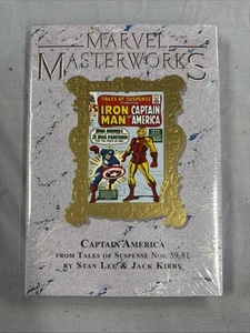 MARVEL MASTERWORKS #14 CAPTAIN AMERICA Vol #1 DM Variant HC (2025) Global ship - Picture 1 of 3