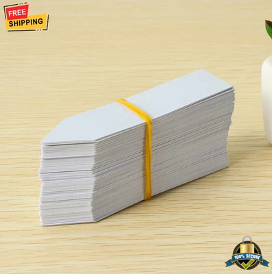 100PCS Mini Plastic Plant Seed Labels White Nursery Garden Marker Tags - Image 1 of 4