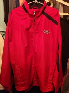 XL  NHL Washington Capitals Center Ice Authentic Windbreaker Jacket coat Reebok  - Picture 1 of 5