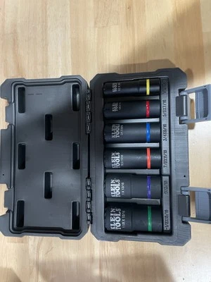 Klein Tools 66010 2-in-1 SAE Impact Socket Set, 6-Piece Tool Set with 12-Poin... - Image 1 of 3