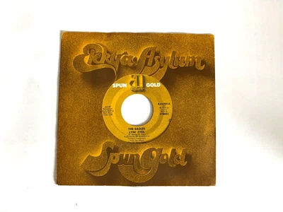 The Eagles Lyin' Eyes 45 RPM Asylum Records Reissue VG+ Play Test - Image 1 of 4