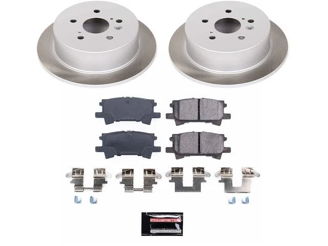 Kit de pastillas de freno trasero y rotor para Toyota Highlander 2004-2007 2005 2006 XJ157WY Foto 1 de 1