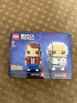 LEGO BrickHeadz Marty McFly & Doc Brown (41611) Sealed Damaged box - Image 1 of 2