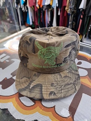 Vintage New Era Quaker Boy Game Calls Camouflage Hat Medium/Large - Image 1 of 4
