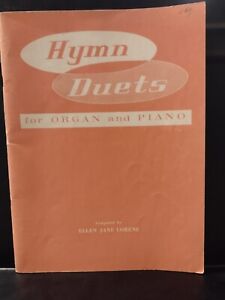 Hymn Duets For Organ and Piano 1959 Vintage Christian Very Good Condition