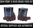 OEM SPEC FRONT AND REAR PADS FOR KIA CARENS 1.8 2000-02