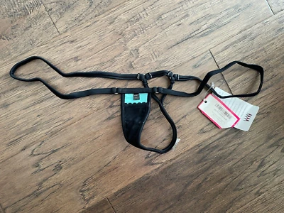 Wicked Weasel 482 "Esmoquin" micro tanga inferior (talla XL) NUEVO CON ETIQUETAS Foto 1 de 4