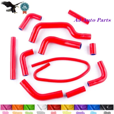 Red For DUCATI MONSTER S4 2001-2003 02 Silicone Radiator Coolant Hose Pipes - Image 1 of 4