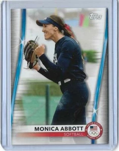 2020 TOPPS OLYMPICS MONICA ABBOTT CARD #24 ~ USA SOFTBALL 2021 ~ QTY - Picture 1 of 2