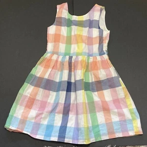 Girl's Gap Plaid Dress Size 8 EUC - Picture 1 of 3