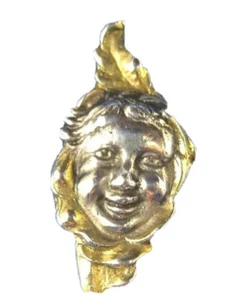 Sterling ~ CHERUB & HEART SPOON ~ Silver Cupid - Picture 1 of 5