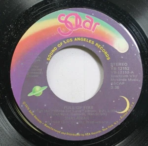 Soul 45 Solar - Full Of Fire / Lets Find The Time For Love On Sound Of Los Angel - Picture 1 of 2