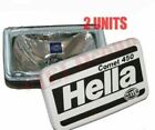 2 Universal Hella Comet 450 Spot Driving Light With Cover &amp; H3 Bulb 55W 12V