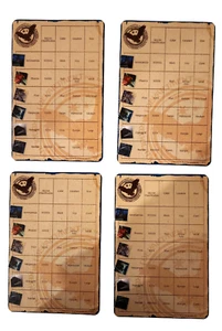 Harry Potter Magical Beasts 2019 Game 4 Clue Charts Replacement Parts Pieces - Picture 1 of 2