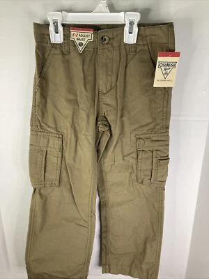 OshKosh B'gosh Niños Pantalones Caqui con 7 Bolsillos Cintura Ajustable Talla 7 Nuevo Con Etiquetas Foto 1 de 4